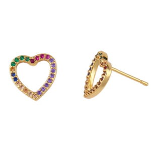 Zircon Rainbow Earrings