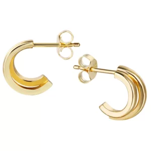 Twisted Croissant Earring