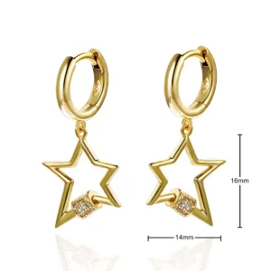 Hollow Gold Hoops