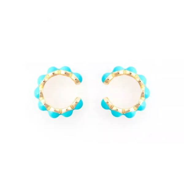 Charm Enamel Earring Cuff