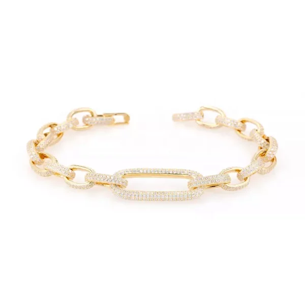 Iced Out Chain Bracelet - Image 2