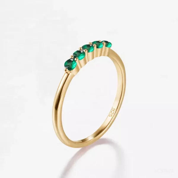 Color Gemstone Ring - Image 2