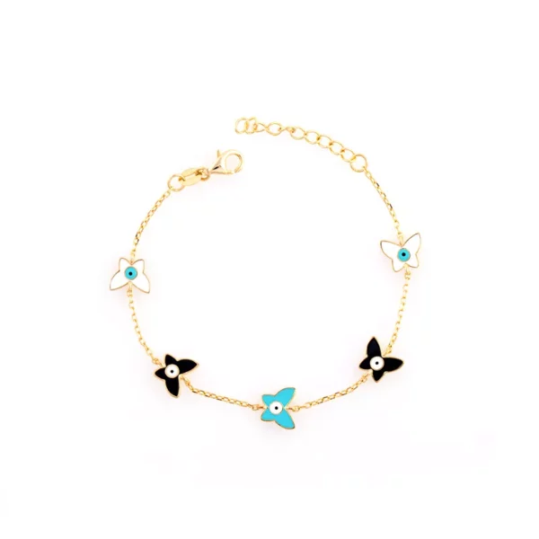 Enamel Butterfly Bracelet