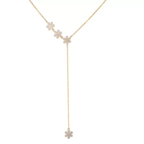 Flowers Y Necklace