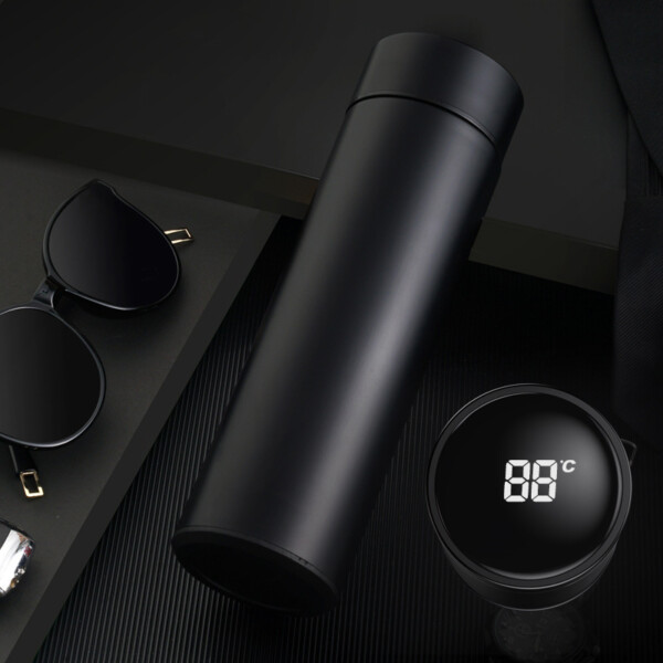 Stainless Steel Water Bottle with Temperature Indicator - Image 3